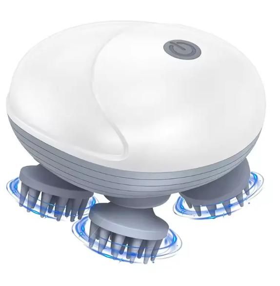 Electric Head & Scalp Massager with 4 Heads